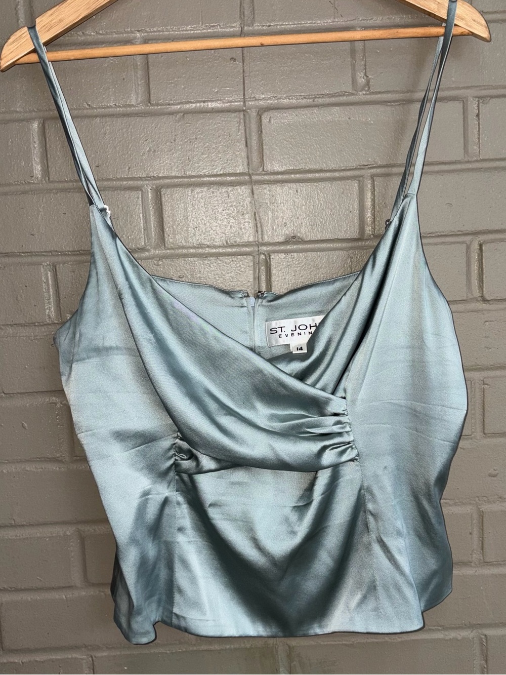 NWOT St. John Evening Pink Silk Camisole Tank 14
